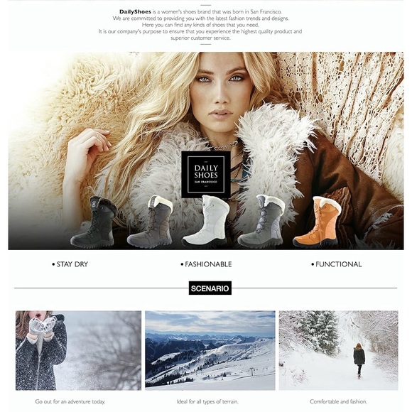 Lace-Up Fur Snow Boots - Picture 12 of 12